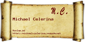 Michael Celerina névjegykártya